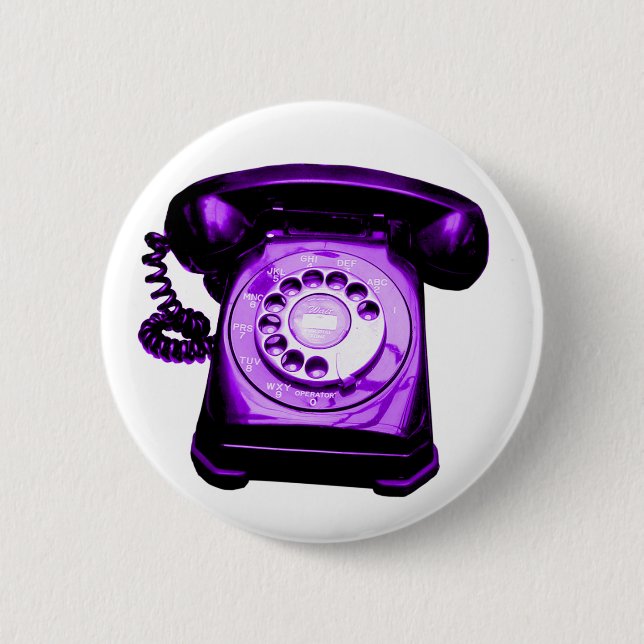 Hotline Lila Button (Vorderseite)