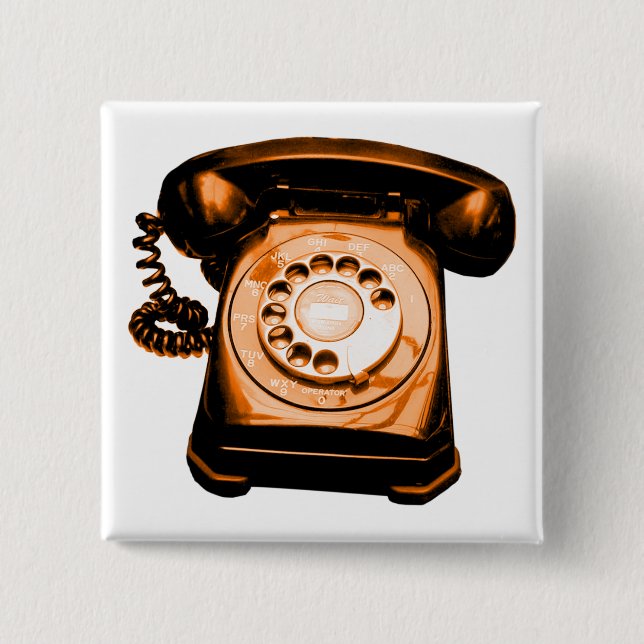 Hotline Orange Button (Vorderseite)