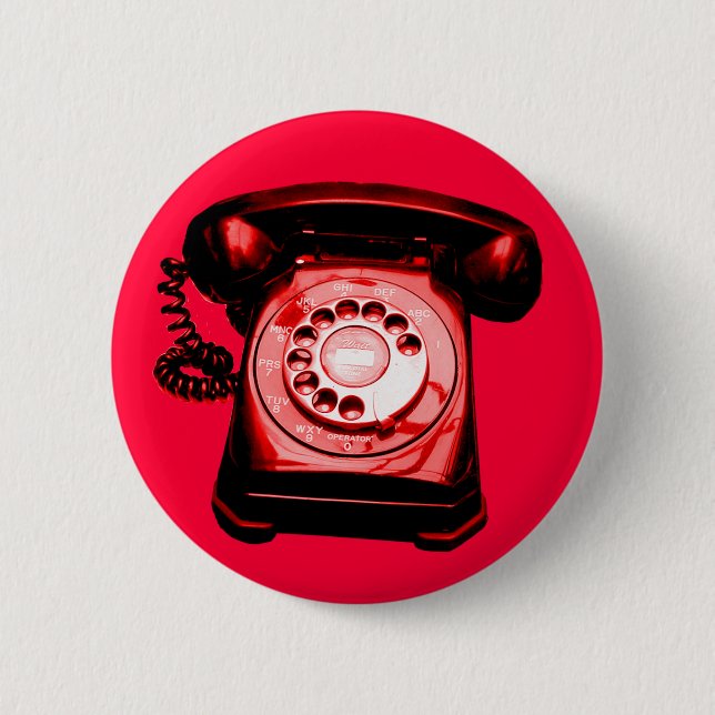 Hotline Rot Button (Vorderseite)