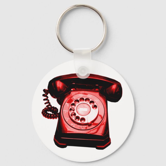 Hotline Rot Schlüsselanhänger (Vorderseite)