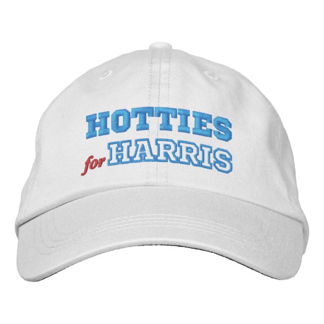Hotlines für Harris Kamala Funny Political Vater C Bestickte Baseballkappe (Vorderseite)