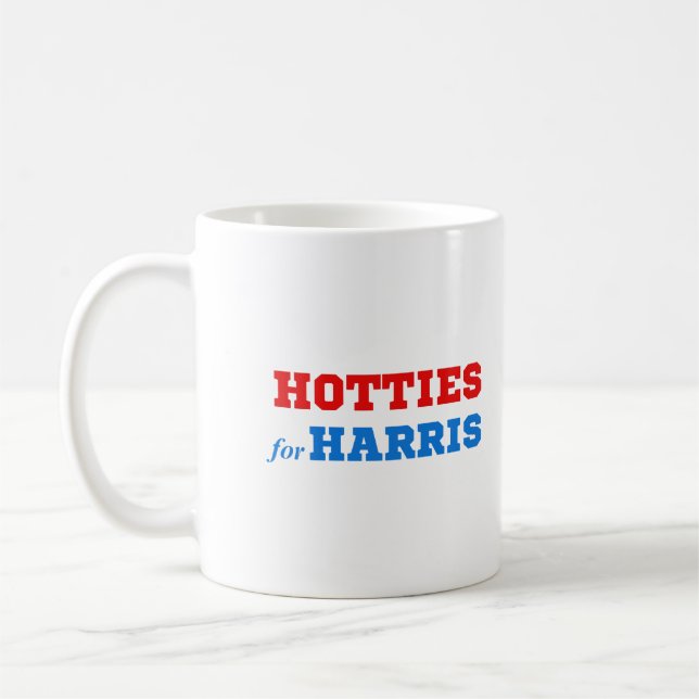Hotlines für Harris Political Funny Kamala Kaffeetasse (Links)