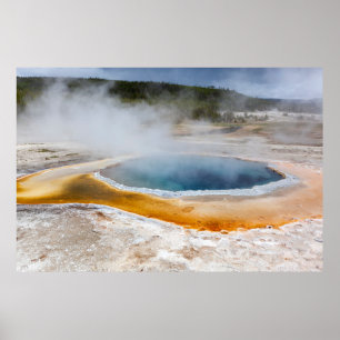 Hotspring in Yellowstone Poster
