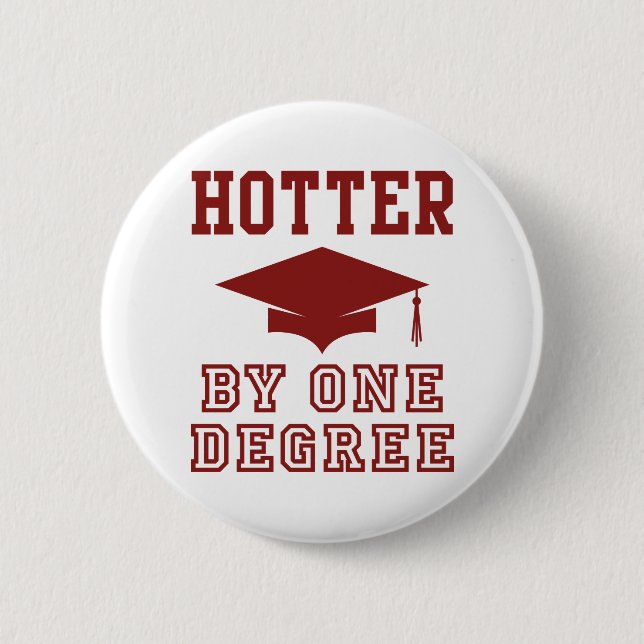 Hotter nach einem Grad Button (Vorderseite)
