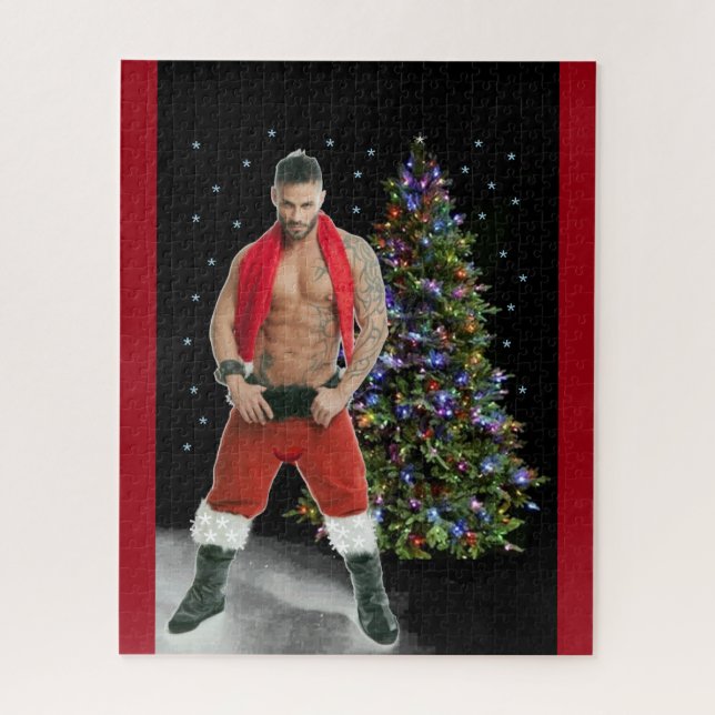 Hottest Hunk Buff Weihnachten (Vertikal)