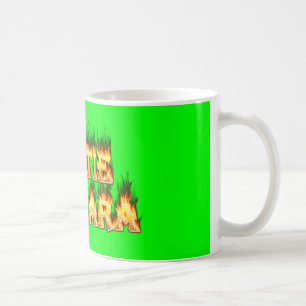 Hottie Barbara Feuer und Flammen. Kaffeetasse