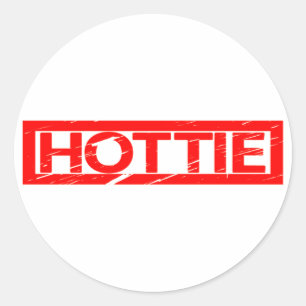 Hottie-Briefmarke Runder Aufkleber