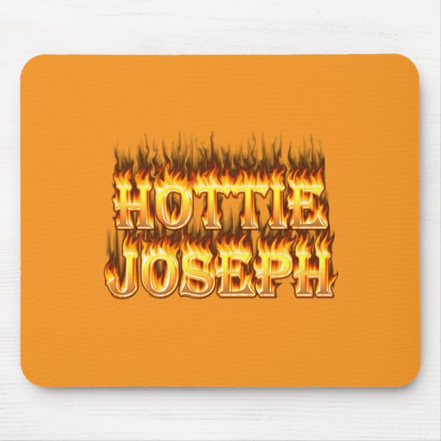 Hottie Joseph Feuer und Flammen Mousepad (Vorne)