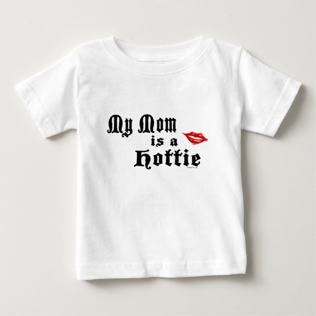 Hottie Mama Baby T-shirt (Vorderseite)