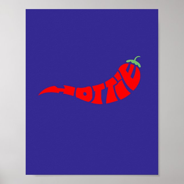 ‘HOTTIE’ Matt poster (Vorne)