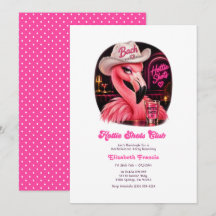 Hottie Shots Club Rosa Flamingo Junggesellinnen-Ab