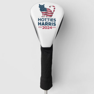 Hotties For Harris 2024 Katzenladies Kamala Harris Golf Headcover