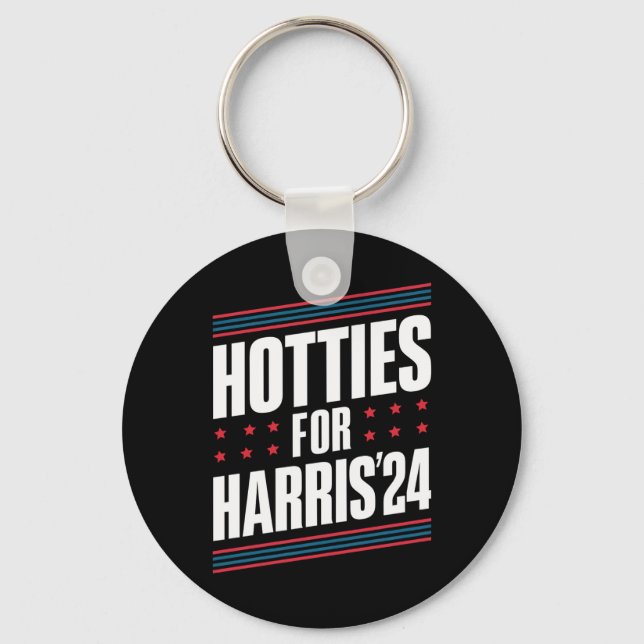 Hotties für Kamala Harris 2024 Schlüsselanhänger (Vorderseite)