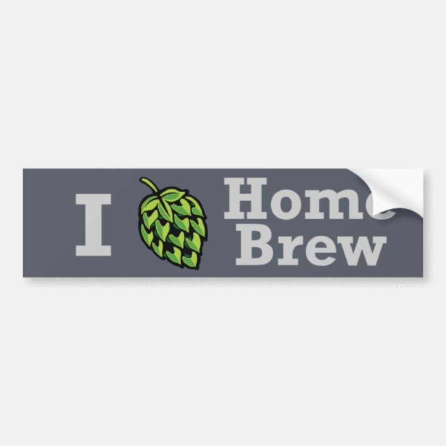 [Houblon] autocollant du Brew I à la maison (Devant)