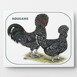 Houdan Chickens Fotoplatte