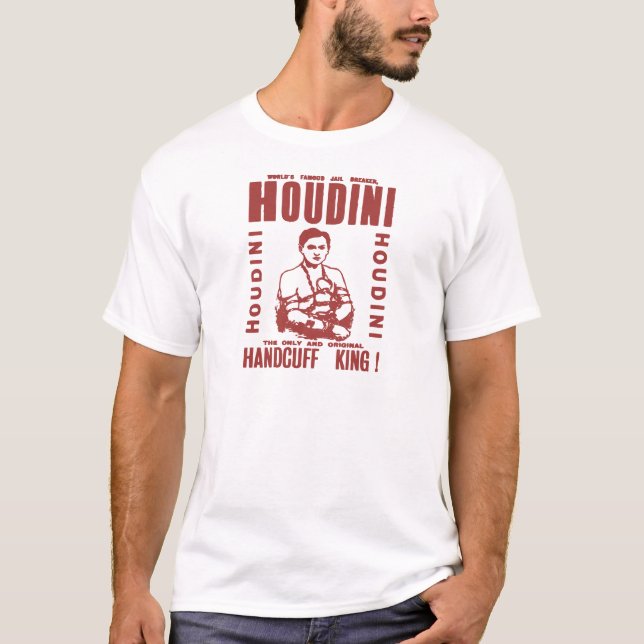 Houdini der Handschellenkönig T-Shirt (Vorderseite)