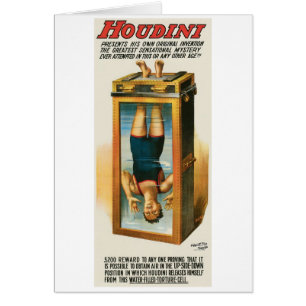 Houdini ~ Illusionist Vintage Magie / Entfesselung