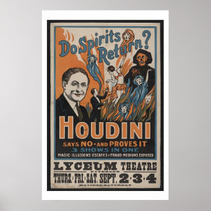 Houdini - Kehren Geister zurück? Poster
