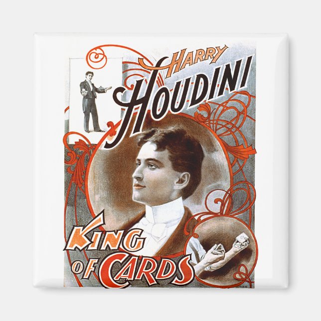 Houdini - König der Karten Magnet (Vorne)