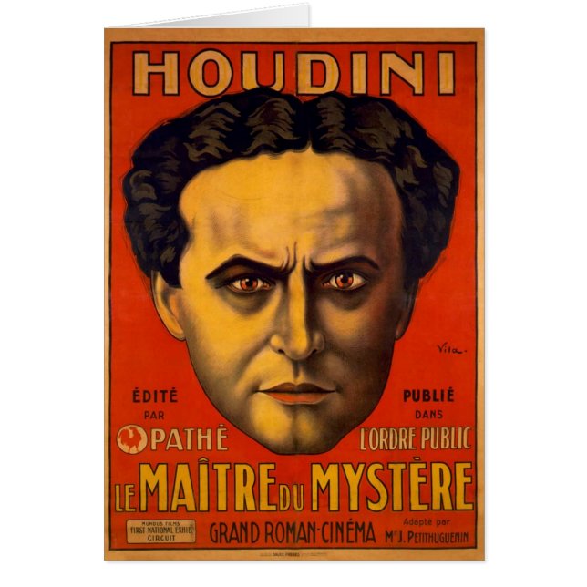 Houdini le maître du mystère Vintag (Vorne)