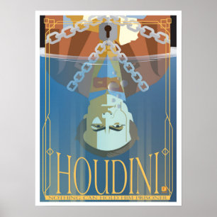 Houdini Master Escape Artist Poster