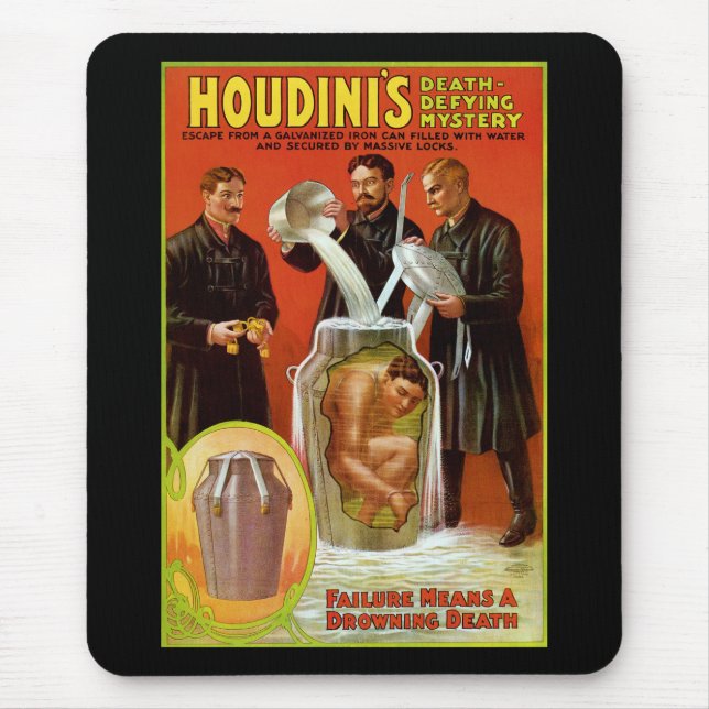 Houdinis todverachtendes Geheimnis Mousepad (Vorne)