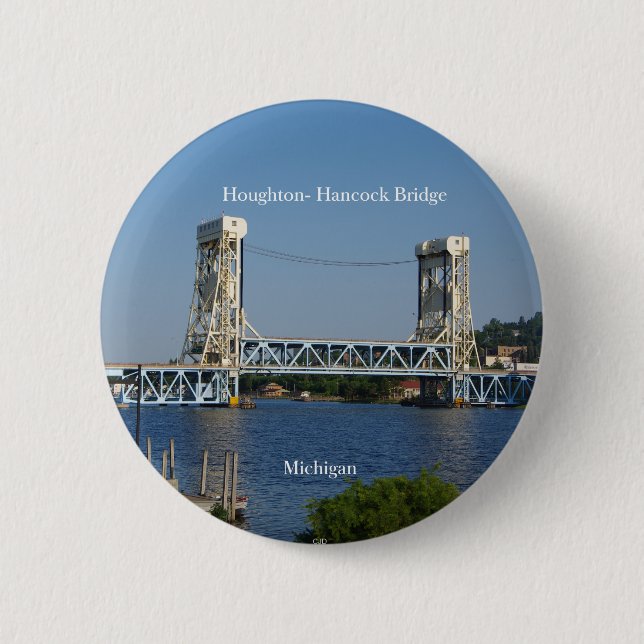 Houghton Hancock Bridge Button (Vorderseite)