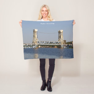 Houghton Hancock Bridge Fleece-Decke Fleecedecke