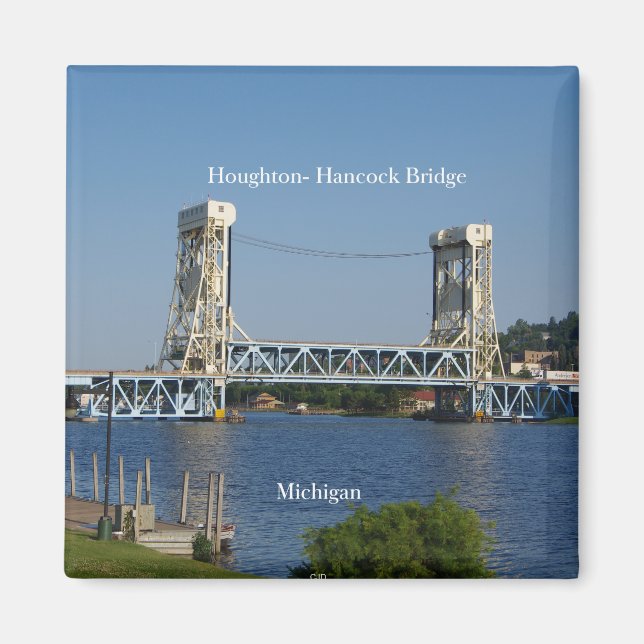 Houghton Hancock Bridge Magnet (Vorne)