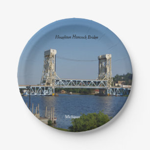 Houghton Hancock Bridge Papierplatte Pappteller