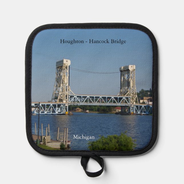 Houghton - Hancock Bridge Pothalter Topflappen (Vorderseite)