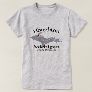 Houghton Michigan Herzog Design T-Shirt
