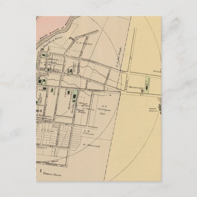 Houlton, Aroostook Landkreis Karte (Vorderseite)