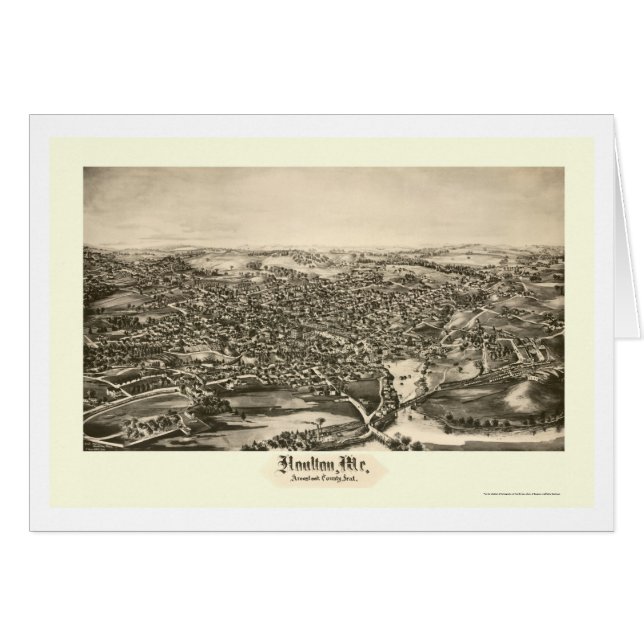 Houlton, ICH panoramische Karte - 1894 (Vorderseite (Horizontal))