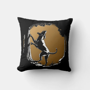 Hound Dog Art Jeter Pillow Chasse Chien Coussins