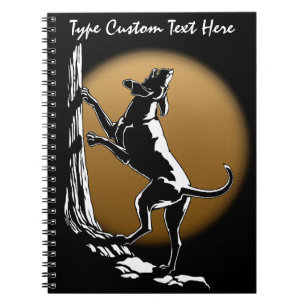 Hound Dog Carnet Personnalisé Chasse Chien Livres