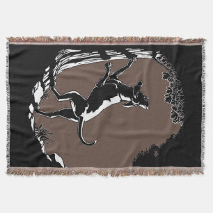 Hound Dog Decke Jagdhund Kunst Wurfdecke