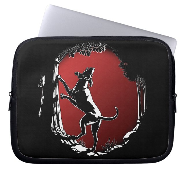 Hound Dog Jagdhund Laptop-Sieb Laptopschutzhülle (Vorderseite)