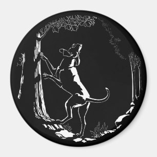 Hound Dog Magnet Chasse Chien Frigo Aimants Décor