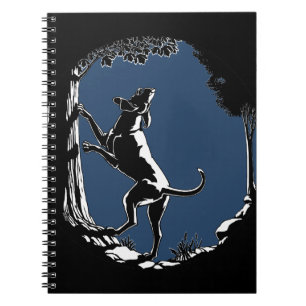 Hound Dog Notebook Dog Journal Book Notizblock