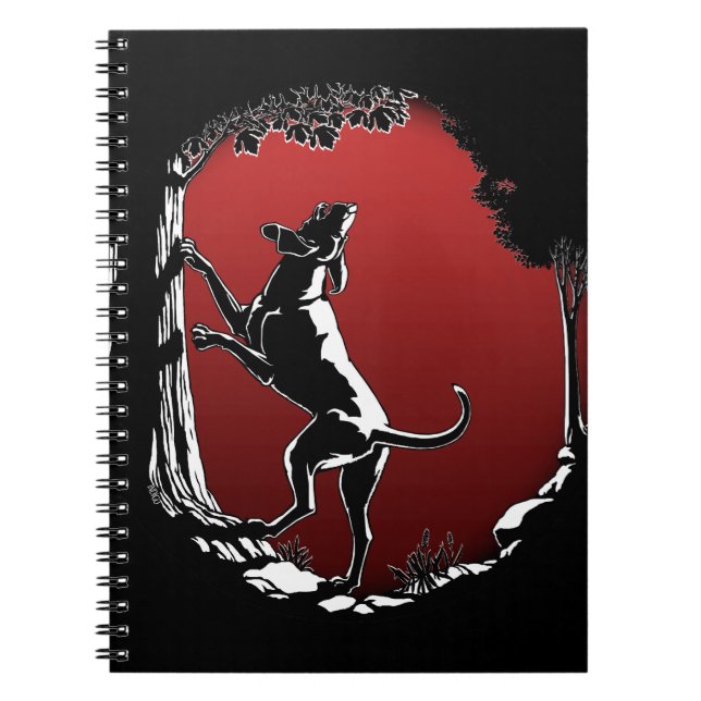 Hound Dog Notebook Dog Journal Book Notizblock (Vorderseite)