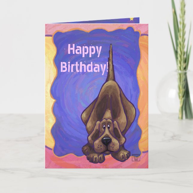 Hound Dog Party Center Karte (Vorderseite)