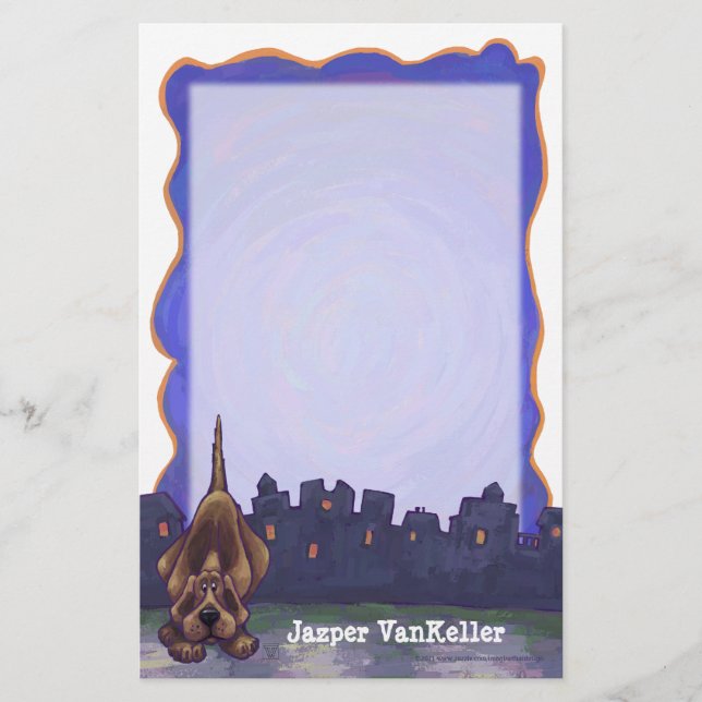 Hound Dog Stationery Briefpapier (Vorderseite)