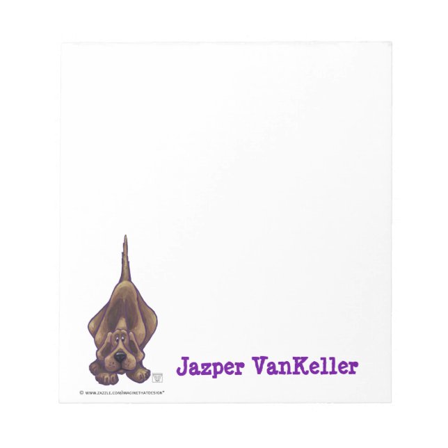 Hound Dog Stationery Notizblock (Vorderseite)