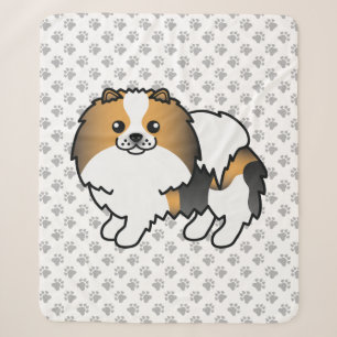 Hound Tricolor Spitz Niedlich Cartoon Dog & Paws Sherpadecke