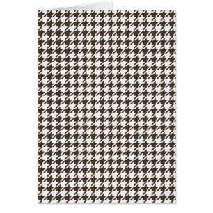 Houndstooth de Brown Combination par Shirley Taylo