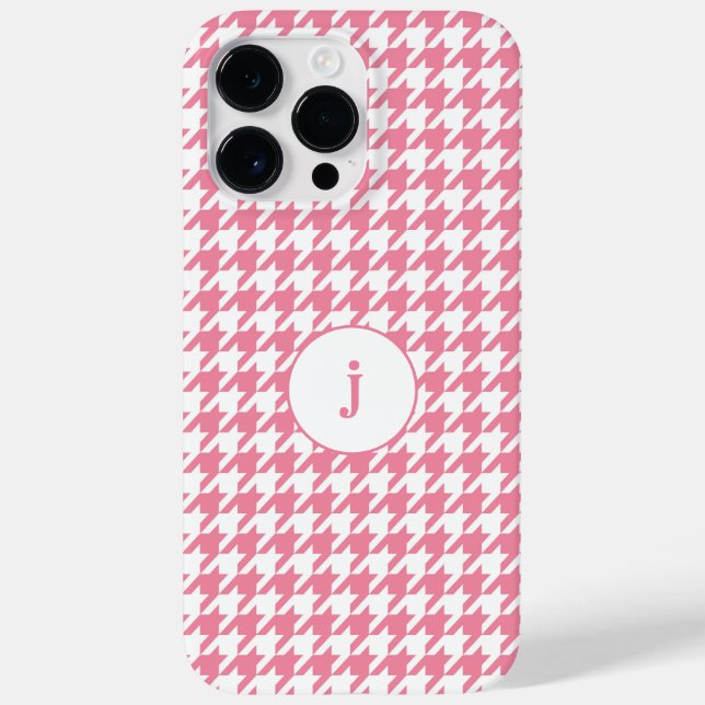Houndstooth Eleganz  Case-Mate iPhone 14 Pro Max Hülle (Rückseite)