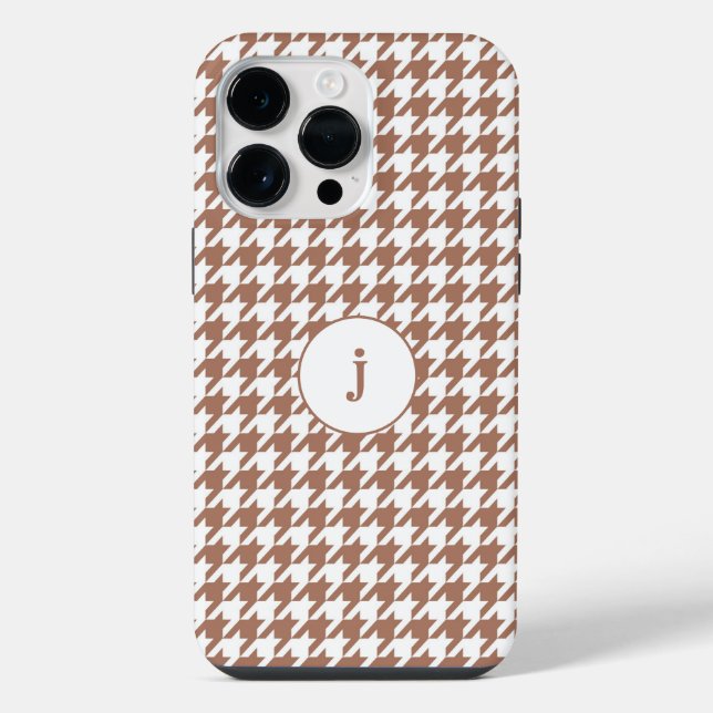 Houndstooth-Eleganz  iPhone 14 Pro Max Hülle (Rückseite)
