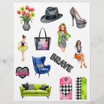 Houndstooth Mode Scrapbook Papier Ausschneideforme