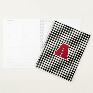 Houndstooth-Monogramm Planer